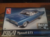 1969 Plymouth GTX 1:25 AMT  Auto,Modellbau Rarität!
