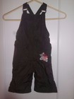 OLD NAVY Girls brown Overalls Snow Pants snowsuit 6 - 12 m
