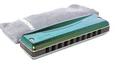 SUZUKI OLIVE 10 Hole Diatonic Harmonica Model C-20 Key of G  