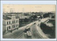 M540-075./ Gera Heinrichsbrücke Straßenbahn AK 1915