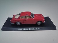 DIECAST 1/43 ALFA ROMEO GIULIETTA SPRINT ROT - ITALIAN CAR SOLIDO MODEL IT6