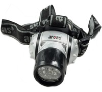 LED Stirnlampe Kopflampe 9 LEDs Helmlampe Stirnleuchte einstellbare Helligkeit