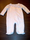 Koala Baby Boutique Girls 3-6 Months Light Pink Fleece Outfit Long Sleeves
