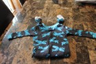 Infant Boys "Carter's" Blue Airplanes One Piece Pajamas Size 18 Months GUC