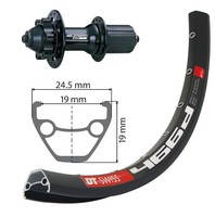 XLC Fahrrad Hinter Rad 26 Zoll 6 Loch Disc Nabe SSP 32 Loch DT Swiss D466