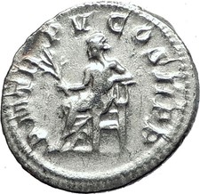 GORDIAN III 240AD Rome Authentic Genuine Ancient Silver Roman Coin APOLLO i59052