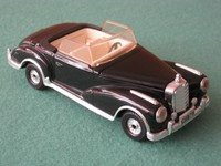 MB Mercedes Benz 300 S Cabriolet schwarz Corgi 1:36 Oldtimer Modellauto 