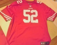 Nike NFL Football Willis San Francisco 49ers Limited Jersey Rot Gr. XL NEU
