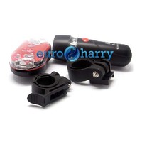 5 LED Fahrradleuchte Fahrradlicht Set Fahrradbeleuchtung Fahrradlampe TOP 