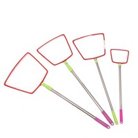 Goldfisch Fischernetz Rostfreier Stahl Braille Kescher Fische Tackle Single Pole