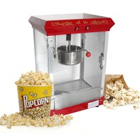 Profi Popcornmaschine Popcorn Maschine Popcornautomat CINEMA KINO 505W Rot 