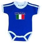 Italia Italy Onesie/Diaper Vest Sizes 3/6/9/12/18/24 Months 100% Cotton, Blue