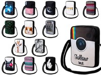  Bag klein Umhängetasche College Tasche Retro Messenger-Tasche Schultertasche