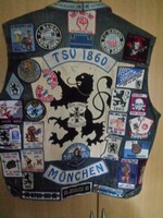TSV 1860 München Kutte Aufnäher Patches Jacke Weste Jeans Fussball Fan Löwen 