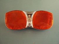 Fahrrad Treckingrad LED Rücklicht mit Batterien und 3 LEDs und Prüfzeichen 