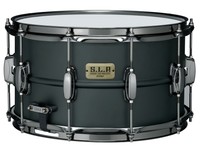 Tama SLP Steel Flat Black Snare - LST148 - 14'' x 8''