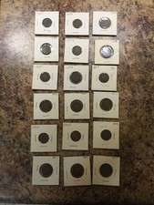 18 Indian Head Pennies Dated 1887-1907