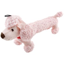 FetchApal With Squeaker Plush Poodle Dog Toy 076158162167
