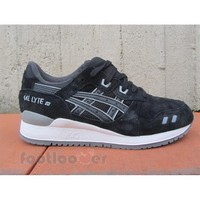 Schuhe Asics Gel Lyte III 3 H5U3L 9090 Herren running Black Fashion Moda casual