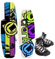 CRANK C5 140 Wakeboard Package Unite Wakeboardbindung  