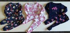 Baby Gap Gymboree 2 Piece Long Sleeve Pajamas Pj Lot Girls 12-18 Cats Mice GUC