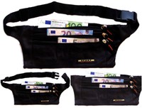 Bauchtasche Flach Gürteltasche Hüfttasche Bodybag Geldtasche flache Tasche Reise