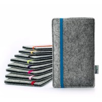 stilbag Filz Handy Tasche Schutz Hülle Etui Case hellgrau LEON Apple iPhone 4/4S