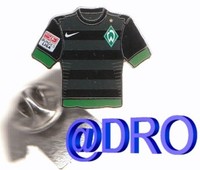 PIN + SV Werder Bremen + Trikot AWAY + 2012/2013 + Werbefrei (!!!) + NEU + 