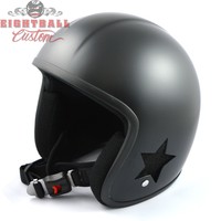 Original Bandit  Helm Jet SKY II für Harley & Custombike Fahrer schwarz Gr. L