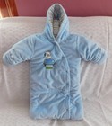 CARTER’S 1 PIECE BABY BOY SNOWSUIT BUNTING BLUE WITH HOOD & MITTENS 3-6 MONTHS