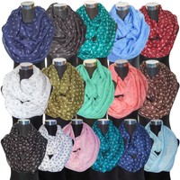 XXL & XL Herbst Loop Schlauchschal Damen Rundschal Muster ANKER Tuch Trend  2014