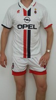 LOTTO AC MILAN 1899 JERSEY TRIKOT SHIRT SHORT Gr. 50 = M Vintage