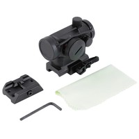Hot Red Dot 1X24 llluminated Optic Scope Sight 20mm Rail Mount For Hunting