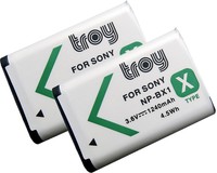 Ladegerät und  2 Akku für SONY Cybershot DSC X400 DSC HX400V NPBX1 NP-BX1