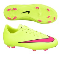 NIKE Fußballschuhe Kinder JR Mercurial Victory V FG Gr 33,5 gelb 651634 760 Neu