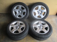 16" Alufelgen Sommerreifen 215 55 Audi A4 B5 7x16 ET45 8D0601025C 5x112