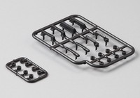 Killerbody Türgriffe Set, schwarz, Kunststoff 1:10 KB48236