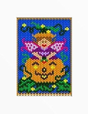 Pixie Pumpkin Fairy Beaded Banner Pattern