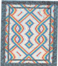Twist bargello quilt pattern by Dereck Lockwood of Lockwood Designs