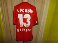 1.FC Köln Puma Matchworn Trikot 01/02 "VPV Versicherungen" + Nr.13 Dziwior Gr.XL