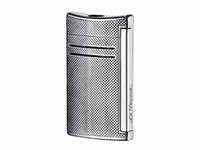 S.T. Dupont Feuerzeug Maxijet / Chrom Diacut / 3,7 x 6,5 x 1,4 cm / 63 g