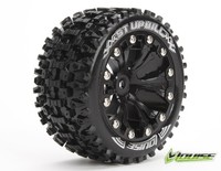 Louise 2,8 ST-Uphill soft Felge schwarz 1/2 Offset 12mm Stadium Truck Traxxas 