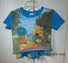 Disney Baby Boys Blue Winnie The Pooh 2 Pc Pajamas Size 12 Months 