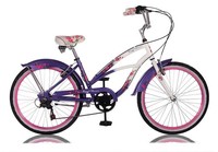24 26 Zoll Beachcruiser Kinder Mädchen Damen Cruiser Fahrrad Cherry Blossom