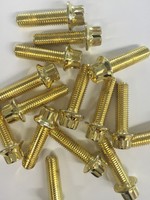 Vergoldete  Schrauben für 2 teilige BBS Felgen M7 x 24