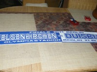 Fanschal - Pokalfinale 2011 - Duisburg - Gelsenkirchen - Schalke 04