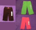 NEW Jumping Beans 12 18 24 mos Microfleece Pants fleece Toddler spring girl neon