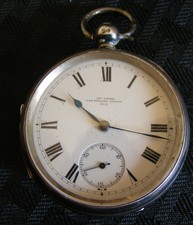 New listing
Jno Jones 338 Strand London 0657 Sterling Silver Key Wind Pocket Watch 1884 Date
