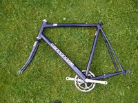 Cannondale Rennrad Rahmen Unfall Crash Shimano Dura Ace Tretgarnitur Steuersatz