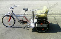 Rikscha - Dreirad - Fahrrad - Eigenbau
